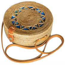 Load image into Gallery viewer, Round Rattan Bag- SUNSHINE
