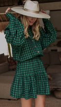 Load image into Gallery viewer, Ella&#39;s Gingham Dress- GREEN
