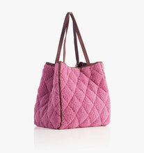 Load image into Gallery viewer, Pink Sherpa Tote

